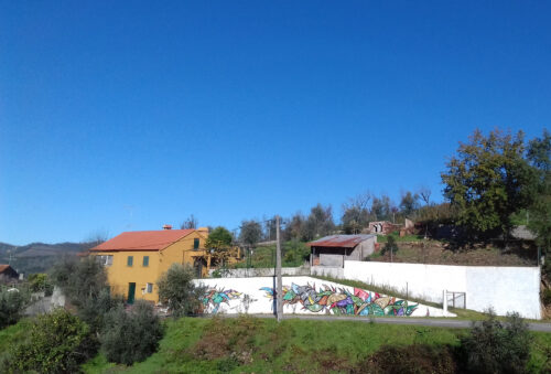Graffiti Coelheira, unser Dorf soll schöner werden, Goladinha