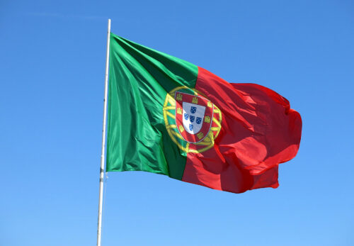 de, portugiesische Flagge, Corona, Musterland, Knaubenhof, Goladinha