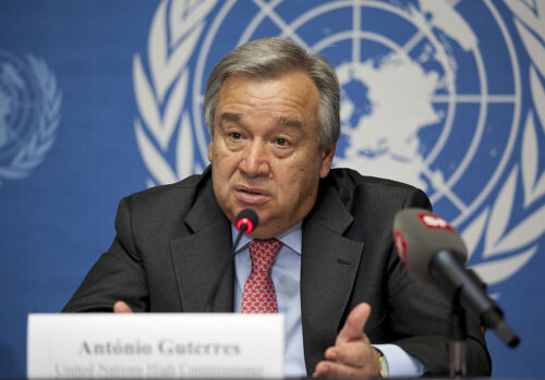 Generalsekretär der UN, Guterres, kritisiert Israel, Portugal, Goladinha