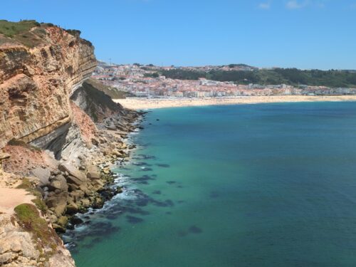 praia do nortem nazare, weltweit höchste Wellen, Goladinha, Portugal
