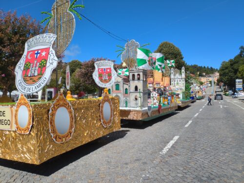 Umzug, Lamego, Walfahrtsort, Goladinha, Portugal