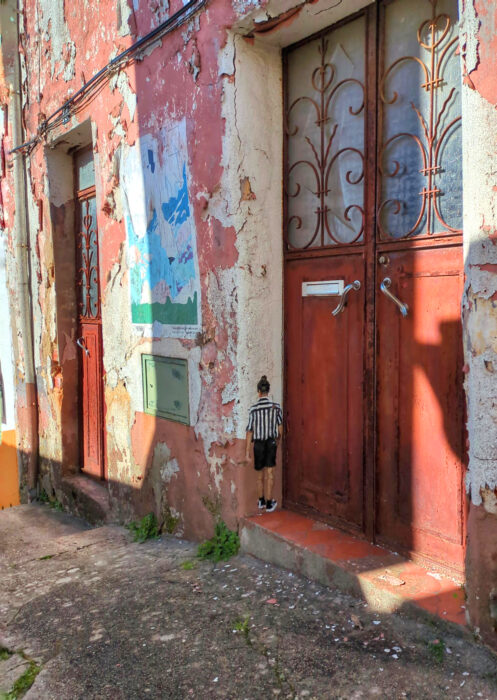 Figueiro dos Vinhos, Rundgang, Türen, Schach, Goladinha, Portugal