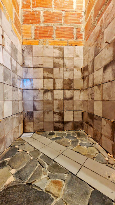 CASA MADEIRA, Dusche Wand fliesen, Goladinha, Portugal,