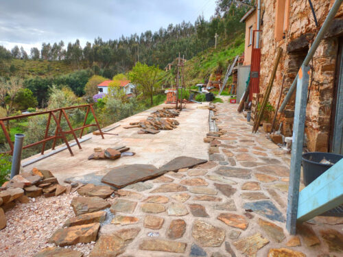 Fussweg, Terrasse, CASA MADEIRA, CASA Agua, Goladinha, Portugal