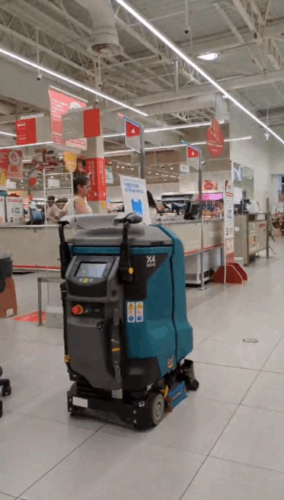 Putzroboter, Supermarkt, Pombal, Goladinha, Portugal