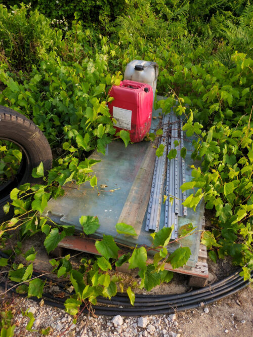 Heinzelmännchen, Immobilie, Mobile Home abgebaut, Sicherheitsgläser, Goladinha, Portugal