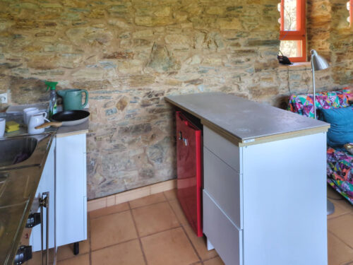 CASA AR, Küche neu, Umbau., Riesenfliese, Goladinha, Portugal