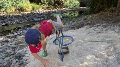 Tanz mit dem Bagger, Alge, Praia Fluvial, Enkel, Goladinha, Portugal