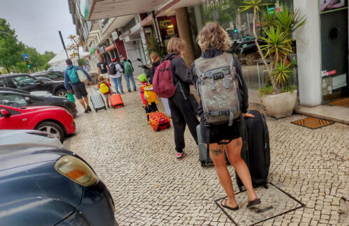 Enkel, Abreise, Time tosay goodbye, Goladinha, Portugal