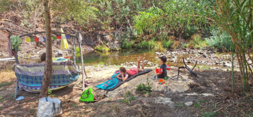Praia fluvial de Goladinha, Alge, Privatstrand, Goladinha, Portugal