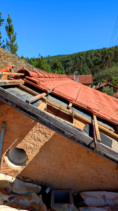 Casa Agua, Kamin mauern, der siebte Kamin in Goladinha, Portugal