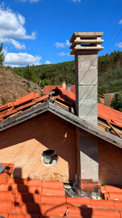 Casa Agua, Kamin mauern, der siebte Kamin in Goladinha, Portugal