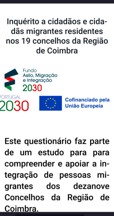 Region Coimbra, Landkreise, Concelhos, Befragung, Ausländer, Goladinha, Portugal