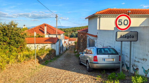 Alagoa, 50 Kmh, Geschwindigkeitbegrenzung innerhalb geschlossener Ortschaften, Goladinha, Portugal
