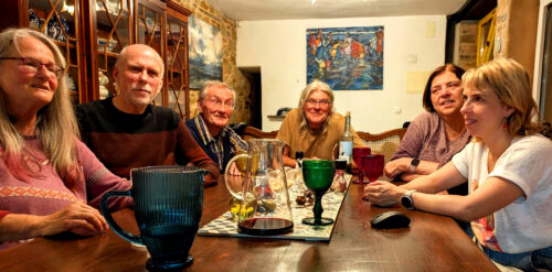 Besuch aus DE, Warnemünde, Gruppenfoto, Goladinha, Portugal
