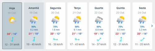 Herbst, der letzte Sommertag, ab Morgen Regen,