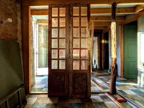 Casa Madeira, Einzelzimmer, Schlafkammer, historische Türen, Goladinha, Portugal