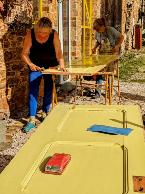 CASA MADEIRA, CASA AGUA, Türen abschleifen undstreichen, Goladinha Portugal