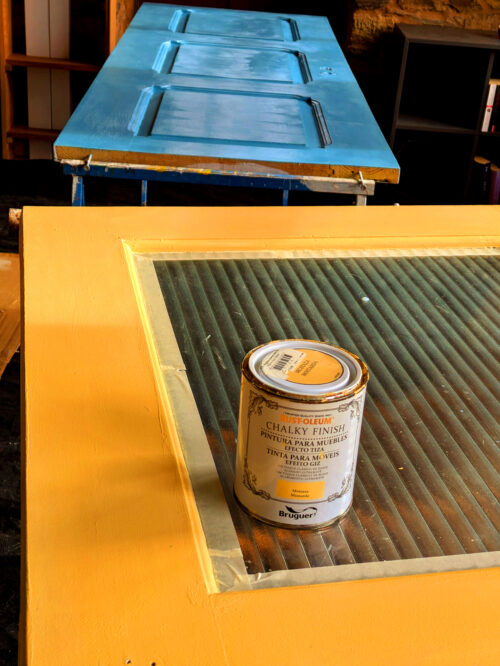 CASA AGUA, CASA MADEIRA, Türen und Stühle streichen, Chalk, Goladinha, Portugal