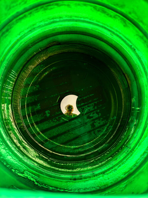 Wassertank, Kontrolle, Alge, braunes Wasser, Goladinha, Portugal