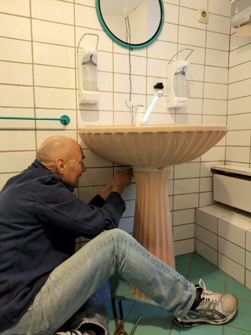 de, Deutschland, Waschenbecken, Tausch, Gästezimmer, Knaubenhof, Goladinha, Portugal