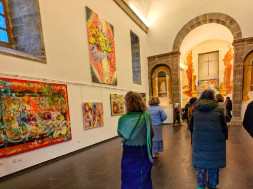 Kunstausstellung, Bilderausstellung, Gemäldeausstellung, Christina, Serta, Goladinha, Portugal