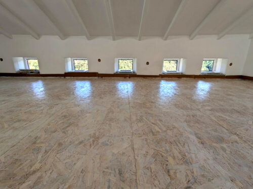 CASA MADEIRA, Fussboden, Spitzdach, Schlafzimmer, ölen, wachsen. geölt und gewachst, Hartöl OSMO, Goladinha, Portugal